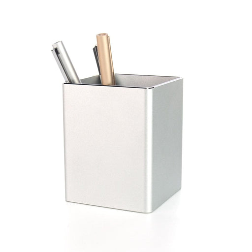 Metal Pencil Pen Holder Desk Aluminum Supplies Organizer