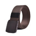 Men Non Metal Plastic Steel Buckle Belt Outdoor All Match