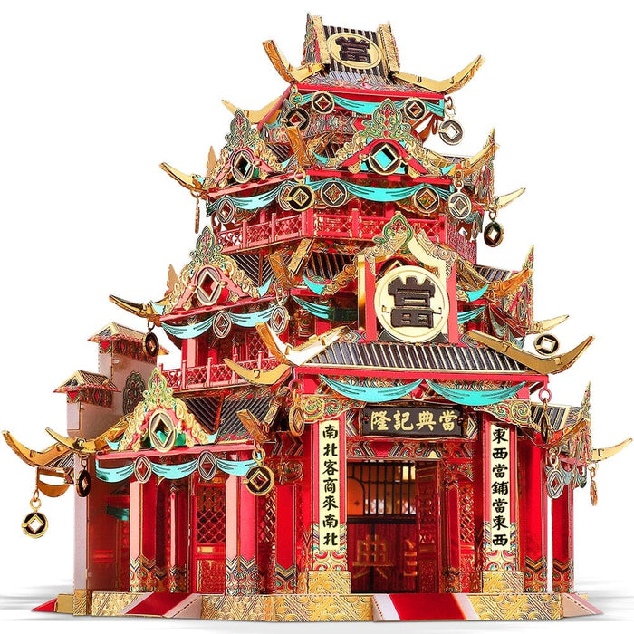 3d Metal Puzzle for Adult Chinese Style Building Kits Diy