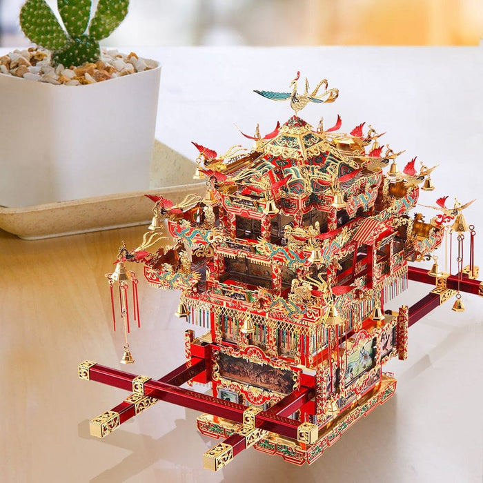 3d Metal Puzzle -bridal Sedan Chair Wedding Series Model