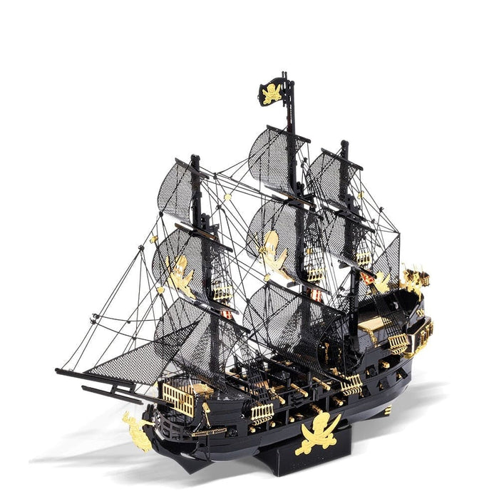 3d Metal Puzzle Model Building Kits Black Pearl Diy