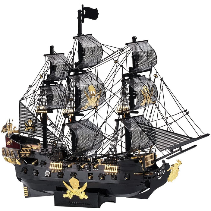 3d Metal Puzzle Model Building Kits Black Pearl Diy