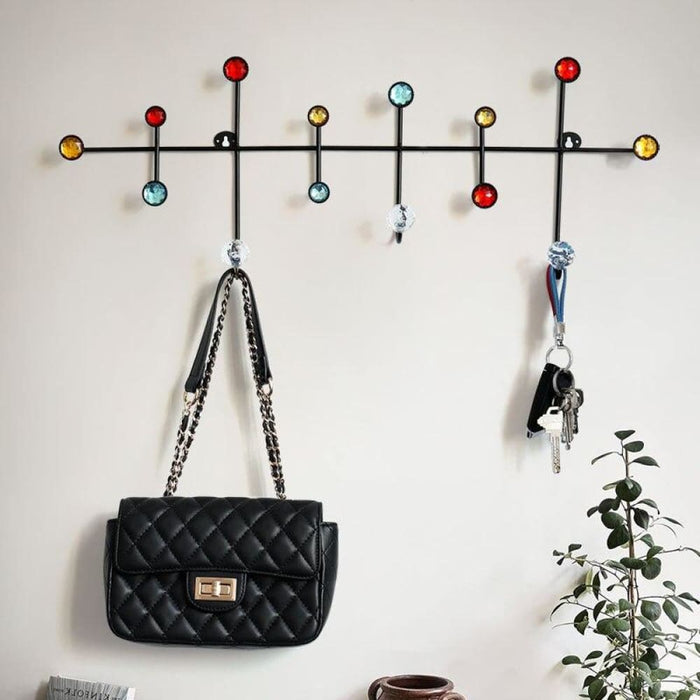 Metal Wall Hooks For Key Holder Coat Hat Bag Or Towel