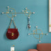 Metal Wall Hooks For Key Holder Coat Hat Bag Or Towel