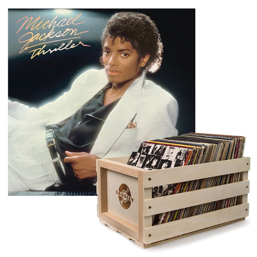 Michael Jackson Thriller Vinyl Bundle With Storage Crate