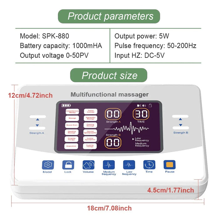 Micro Current Tens Massage Device