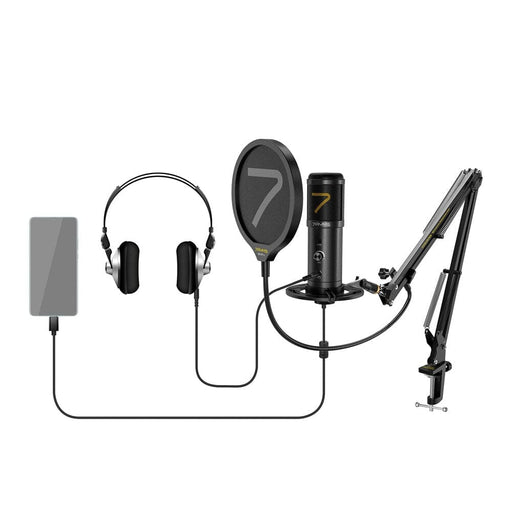 Usb Microphone 7ryms Sr-au01-k1 Professional Condenser Kit