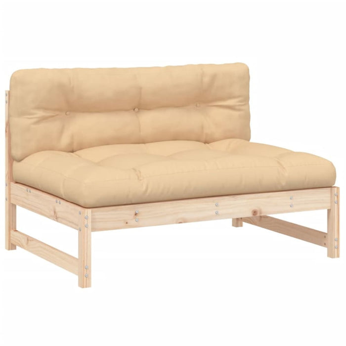 Middle Sofa 120x80 Cm Solid Wood Pine Nxpitb