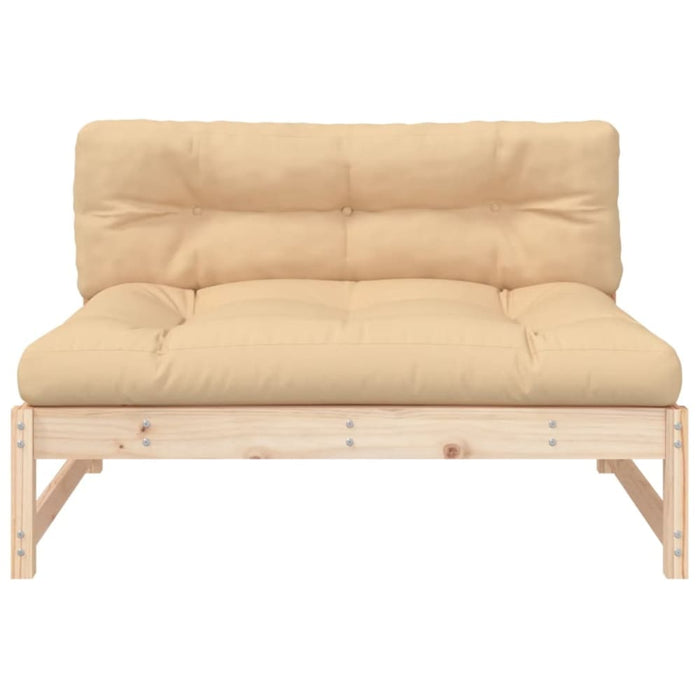 Middle Sofa 120x80 Cm Solid Wood Pine Nxpitb