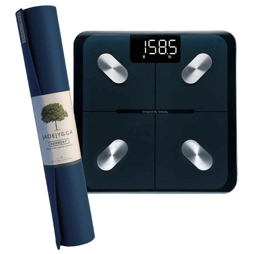 Midnight Yoga Mat And Body Fat Scale Bundle