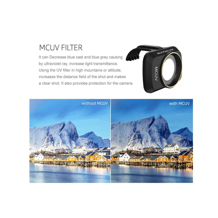 Mini 2 2se Camera Lens Filters Kit For Dji Mavic Se Drone