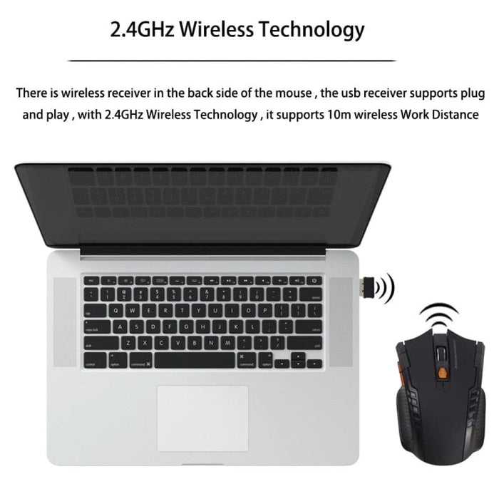 Mini 2.4ghz Wireless Portable 2000 Dpi Usb Optical Gaming