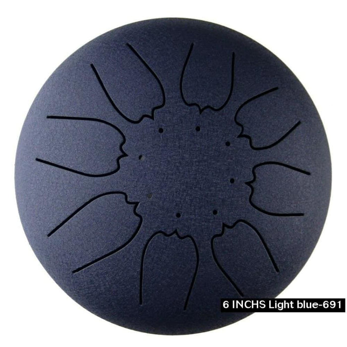 Mini 7 8 Tone Steel Tongue Drum 6 Inch c Key Hand Pan