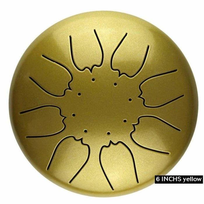 Mini 7 8 Tone Steel Tongue Drum 6 Inch c Key Hand Pan