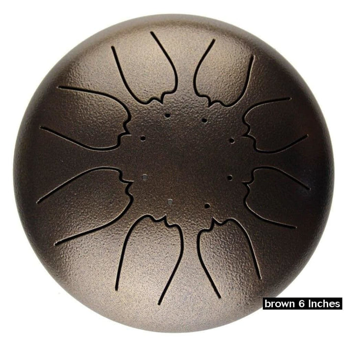 Mini 8-tone Steel Tongue Drum 6 Inch c Key Hand Pan