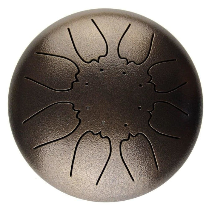 Mini 8-tone Steel Tongue Drum 6 Inch c Key Hand Pan