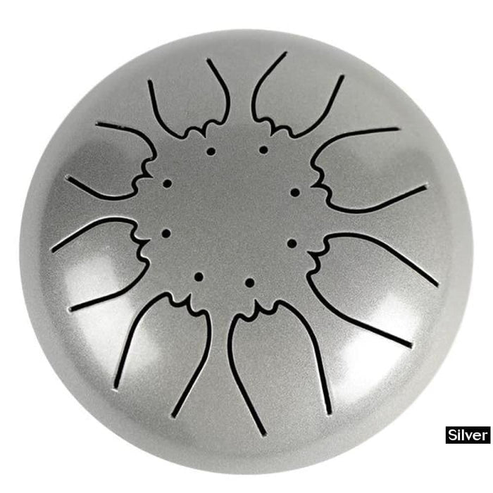 Mini 8-tone Steel Tongue Drum 6 Inch c Key Hand Pan