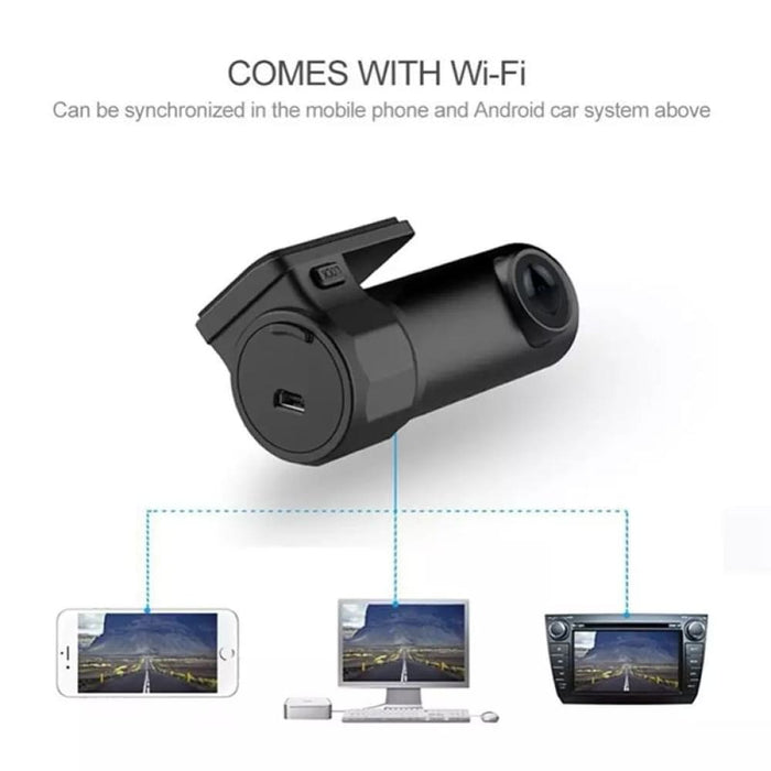 Mini Car Dash Camera Wifi Monitor Full Hd Dashcam Video