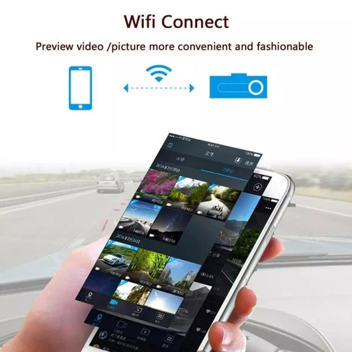 Mini Car Dash Camera Wifi Monitor Full Hd Dashcam Video