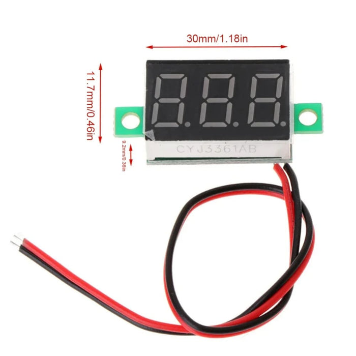 Mini Digital Voltmeter For Car Mobile Power