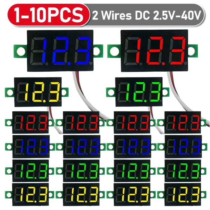 Mini Digital Voltmeter For Car Mobile Power