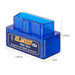 Mini Eml327 V2.1 Obd 2 Bluetooth Car Diagnostic Tool