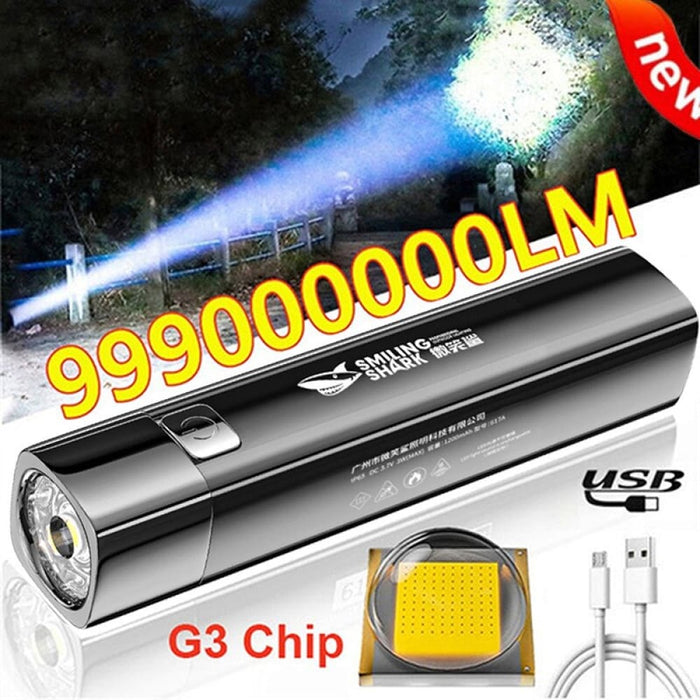 Mini Glare Flashlight Portable Bright Small Household Long