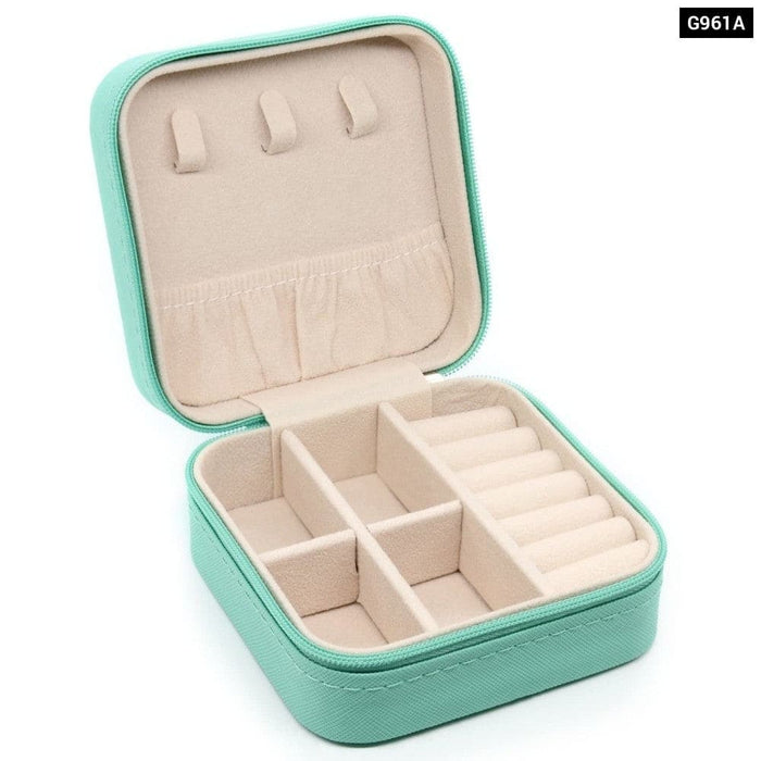 Mini Jewelry Storage Box Portable Home Travel Earrings