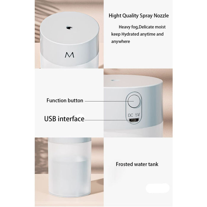 Mini Portable Ultrasonic Usb Powered 260ml Car Humidifier