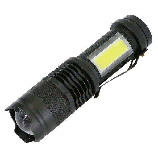 Mini Rechargeable Led Flashlight Use Xpe Cob Lamp Bead