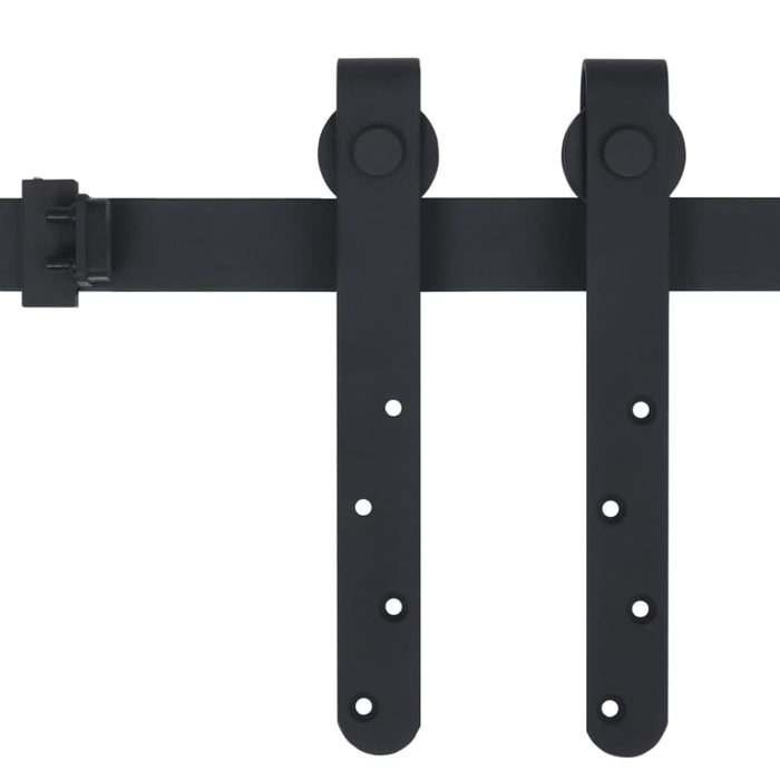 Mini Sliding Barn Door Kit Carbon Steel 183 Cm Oanbot