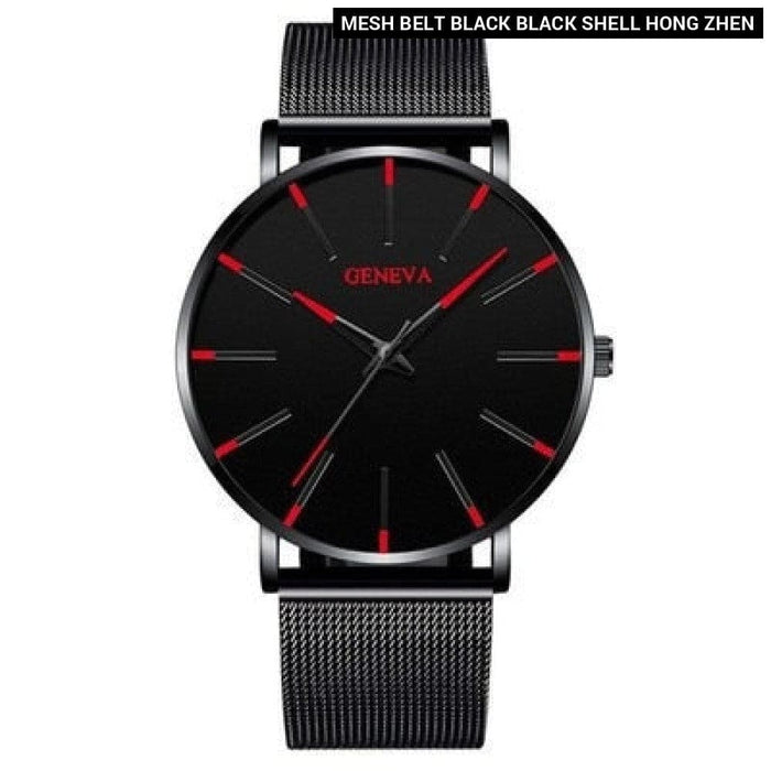 Minimalist Mens Fashion Ultra Thin Watches Simple Men