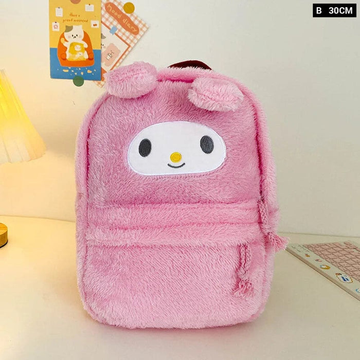 Miniso Plush Cartoon Backpack For Kids