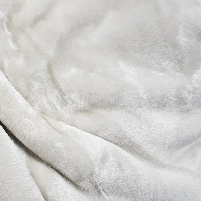 Xl Double-Sided Oversized Faux Mink Blanket 305X305Cm Beige