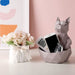 Modern Animals Figurine Vase Tissue Holder For Living Room