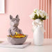 Modern Animals Figurine Vase Tissue Holder For Living Room