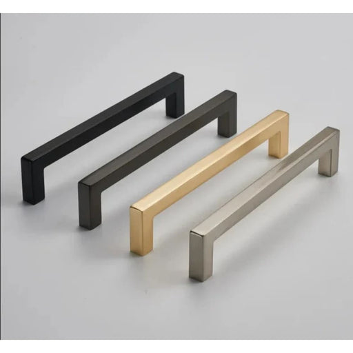 Modern Brushed Zinc Cabinet Handles