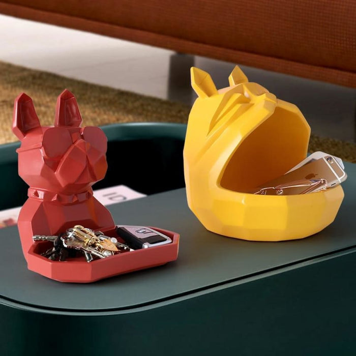 Dog Cat Modern Figurine Home Decor Storage Box