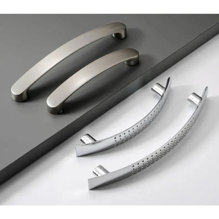 Modern Silver Cabinet Handles For Kitchen And Wardrobe