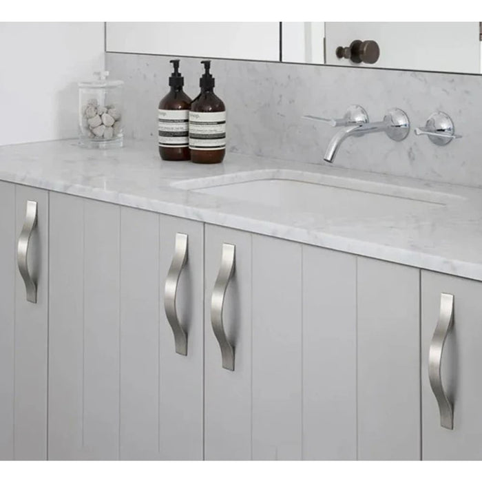 Modern Silver Cabinet Handles For Kitchen And Wardrobe