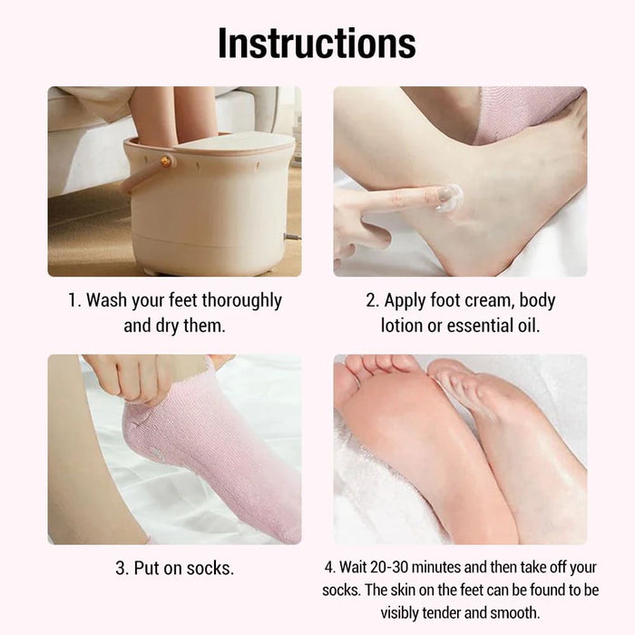 Moisturizing Gel Socks And Gloves Set For Hand Foot Care