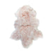 Mongolian Fur Throw - 90cm - Pink Snow