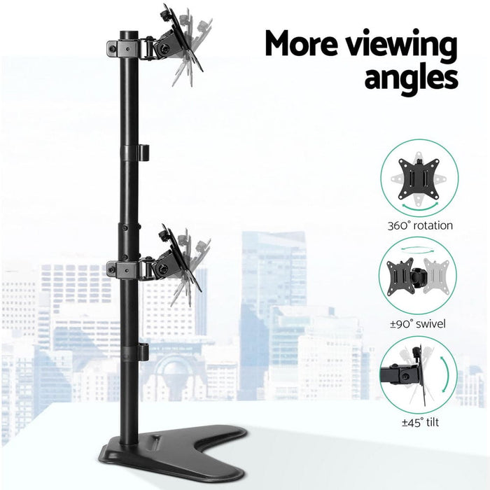 Goslash Picks Monitor Arm Stand Dual Mount Hd Led Tv