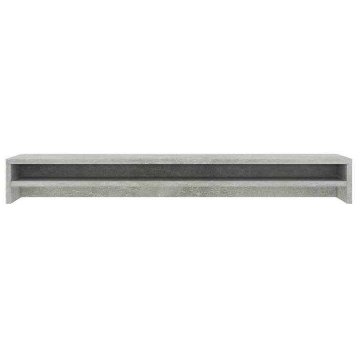 Monitor Stand Concrete Grey 100x24x13 Cm Chipboard Nbbtti