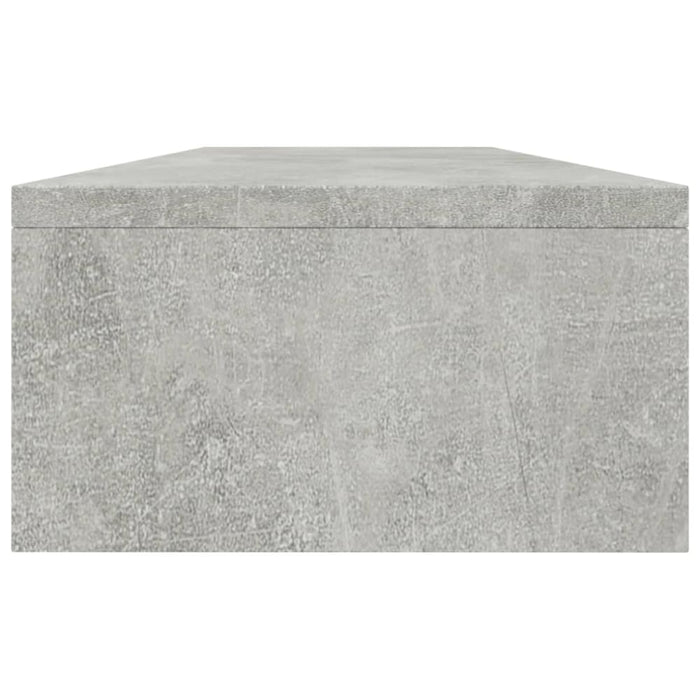 Monitor Stand Concrete Grey 100x24x13 Cm Chipboard Nbbtti