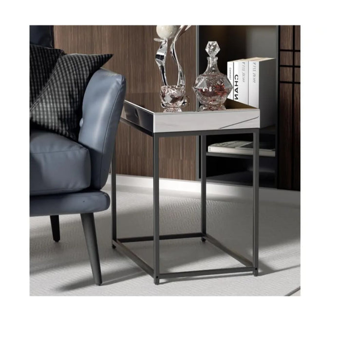 Monroe Mirror Bedside / Side Table