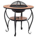 Mosaic Fire Pit Table Terracottaceramic Alixt