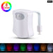 Motion Sensor Toilet Light Led Night Lights 8 Colours