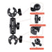 Motorcycle Handlebar Mount Selfie Stick With Fixed Clamps