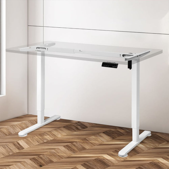 Motorised Standing Desk Frame Only Single Motor Height